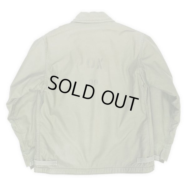 画像1: 80's US.NAVY A-2 デッキジャケット "Stencil / LARGE" (1)