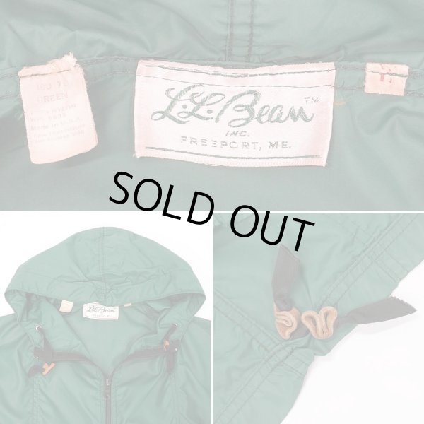 画像2: 70's L.L.Bean ナイロンアノラック "筆記体タグ / MADE IN USA" (2)
