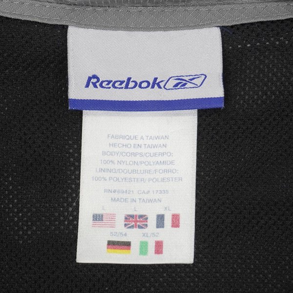 画像2: 00's Reebok スタンドカラーナイロンジャケット (2)