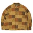 画像1: 90-00's ORVIS パッチワーク スウェードシャツジャケット (1)