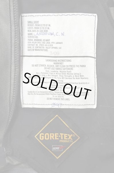 画像3: 08's US.NAVY NWU GORE-TEX PARKA “SMALL-SHORT” (3)