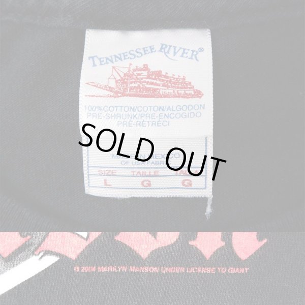 画像3: 00's Marilyn Manson “AGAINST ALL GODS” バンドTシャツ (3)