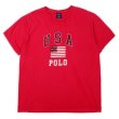 画像1: 90’s POLO SPORT 星条旗柄 プリントTシャツ (1)