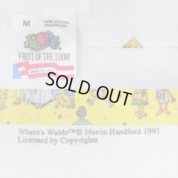 画像2: 90's ウォーリーをさがせ! プリントTシャツ "MADE IN USA" (2)