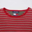 画像4: 00's TOMMY HILFIGER マルチボーダー柄 L/S カットソー (4)