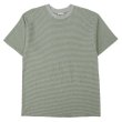 画像1: 90's BASIC EDITIONS マルチボーダーTシャツ “MADE IN USA / OLIVE” (1)