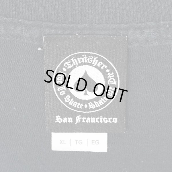 画像2: 00's THRASHER ロゴプリントTシャツ (2)