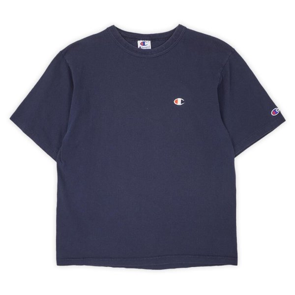 画像1: 90's Champion ロゴ刺繍 Tシャツ "MADE IN USA" (1)
