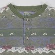 画像3: 90's TT&CO. SPORT ヘンリーネック 総柄コットンピケTシャツ (3)
