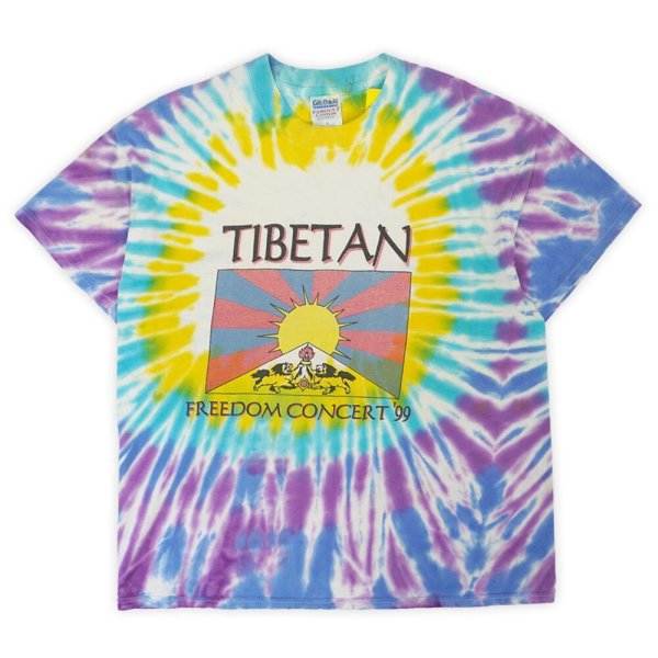 画像1: Late 90's TIBETAN FREEDOM CONCERT '99 両面プリントTシャツ (1)