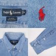 画像3: 90's Polo Ralph Lauren デニムボタンダウンシャツ "BLAIRE" (3)