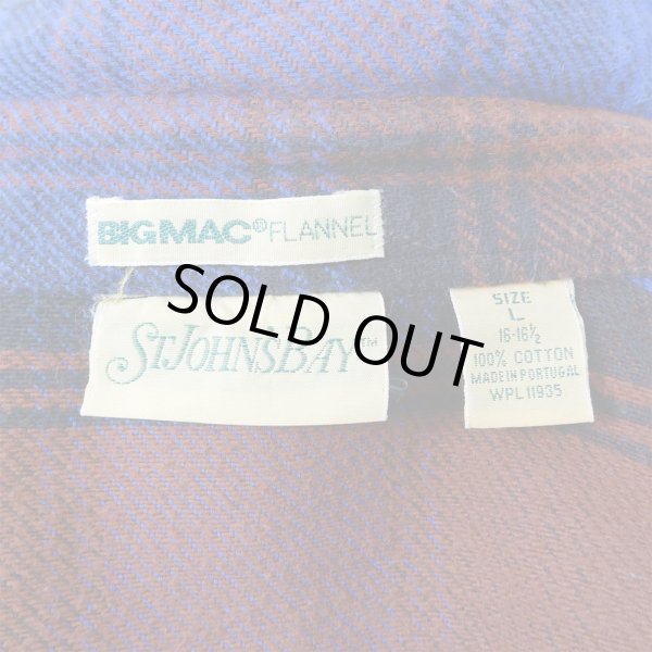 画像3: 90's ST. JOHN’S BAY ヘビーネルシャツ “BIG MAC FLANNEL” (3)