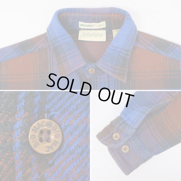 画像4: 90's ST. JOHN’S BAY ヘビーネルシャツ “BIG MAC FLANNEL” (4)