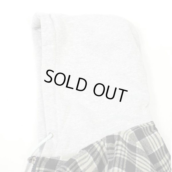 画像3: 90's Dickies キルティングライナー フーディーネルシャツ "BLACK Plaid" (3)