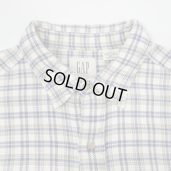 画像3: 00's OLD GAP ヘビーネルシャツ (3)