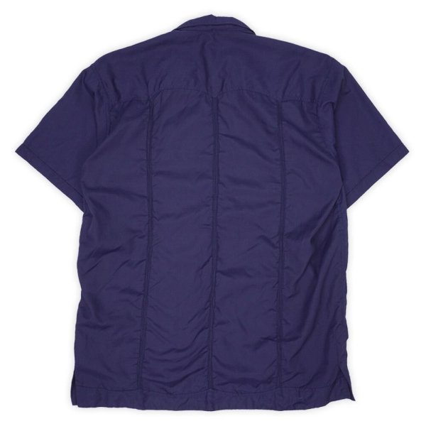 画像2: 80's unknown キューバシャツ "NAVY" (2)