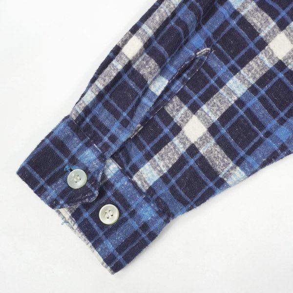 画像4: 60's Squire オープンカラー プリントネルシャツ (4)