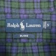 画像2: 90-00's Polo Ralph Lauren フランネル ボタンダウンシャツ "BLAKE / Navy Plaid" (2)