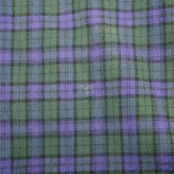 画像4: 90-00's Polo Ralph Lauren フランネル ボタンダウンシャツ "BLAKE / Navy Plaid" (4)