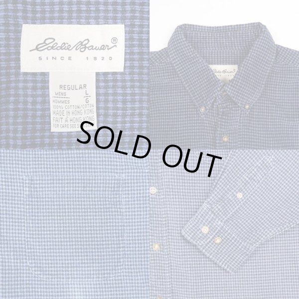 画像3: 90's Eddie Bauer コーデュロイ ボタンダウンシャツ (3)