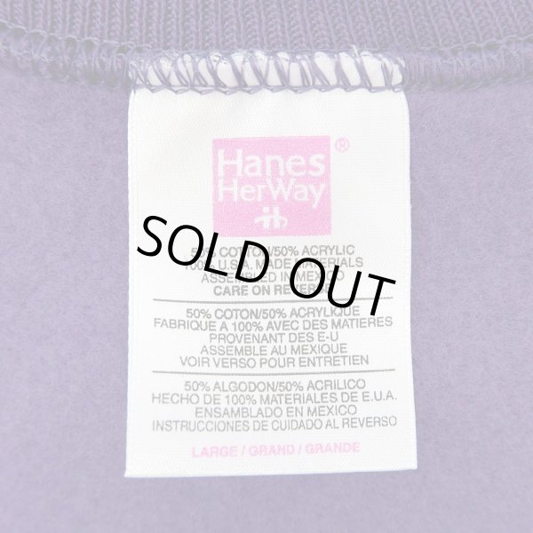画像2: 90's Hanes スウェットシャツ “PURPLE / DEADSTOCK” (2)