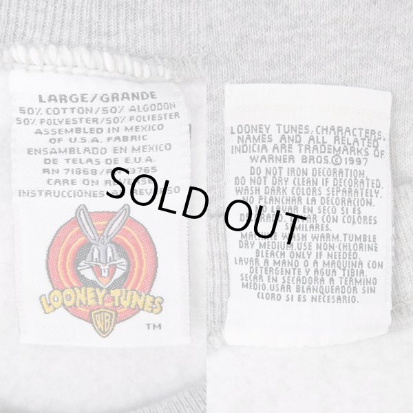 画像2: 90's Looney Tunes キャラクタースウェット (2)