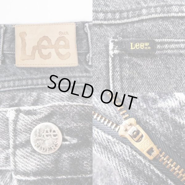 画像4: 90's Lee 209-0109 先染め ブラックデニムパンツ "MADE IN USA" (4)