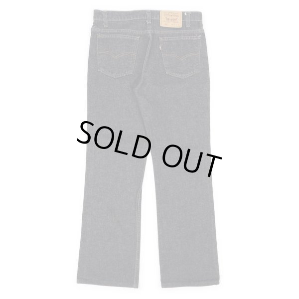 画像2: 90's Levi's 517 先染めブラックデニムパンツ "MADE IN USA" (2)