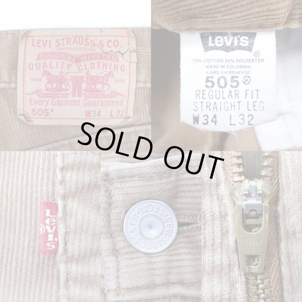 画像3: Early 00's Levi's 505 コーデュロイパンツ (3)