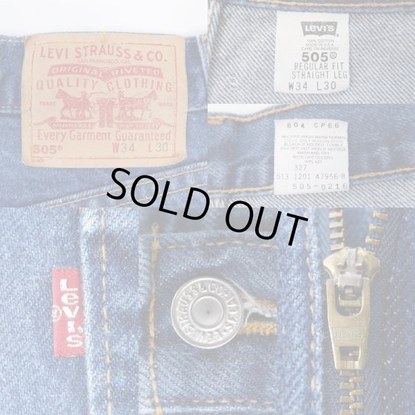 画像3: Early 00's Levi's 505 デニムパンツ "MADE IN USA / W34 L30" (3)