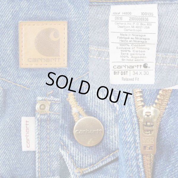 画像3: 00's Carhartt 5ポケット デニムパンツ (3)