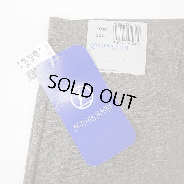 画像4: 00's Levi's アクションスラックス "HEATHER BROWN / DEADSTOCK" (4)