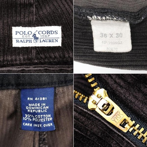 画像3: 90's Polo Ralph Lauren 2タック 太畝コーデュロイトラウザー "ANDREW PANT / W36 L30" (3)