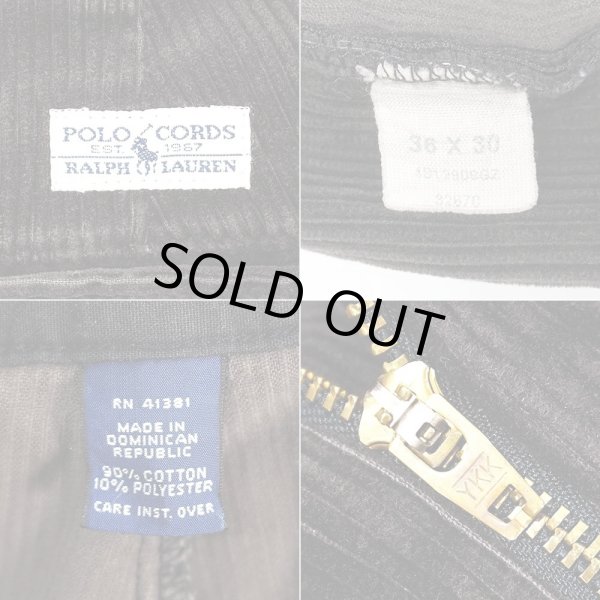画像3: 90's Polo Ralph Lauren 2タック 太畝コーデュロイトラウザー "ANDREW PANT / W36 L30" (3)