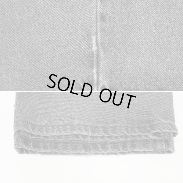 画像4: 00's Wrangler ブラックデニムパンツ "W36 L30" (4)