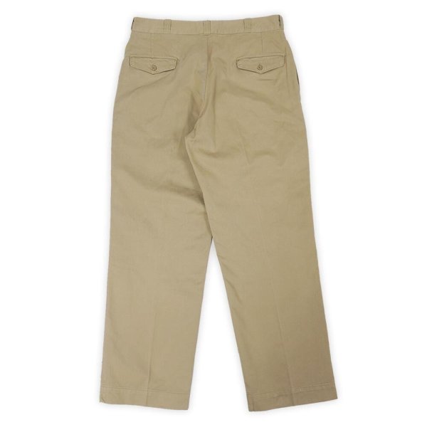 画像2: 70's USMC チノトラウザー "W34 L29" (2)