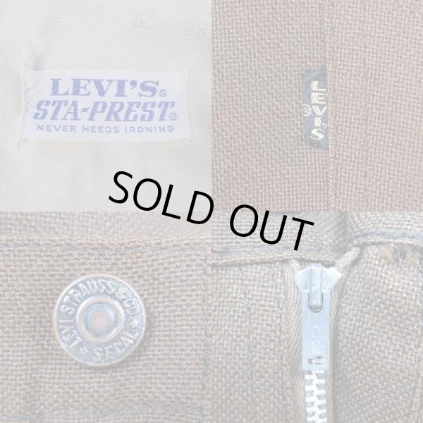 画像3: 60-70's Levi's STA-PREST パンツ "ストレート / BIG E" (3)