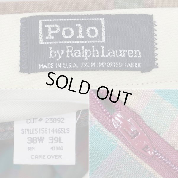 画像3: 80's Polo Ralph Lauren マドラスチェック柄 2タック カスタムショーツ "MADE IN USA" (3)