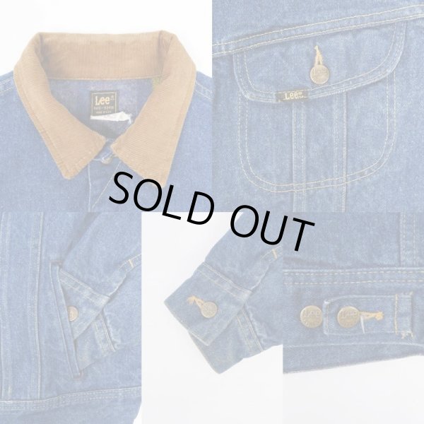 画像4: 80's Lee 221-2643 ブランケット付き デニムジャケット "MADE IN USA" (4)
