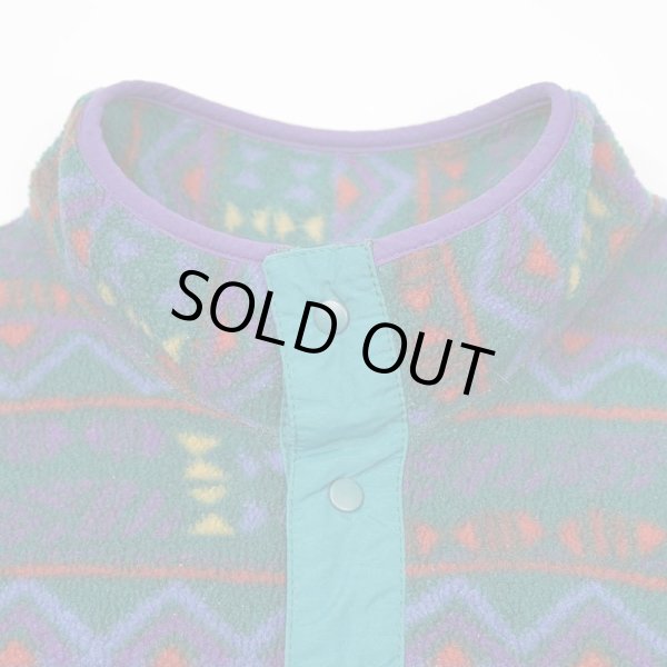 画像4: 90's Columbia スナップT型 総柄フリースジャケット "MADE IN USA" (4)