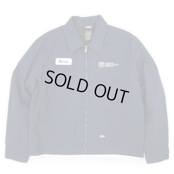 画像1: 00's Dickies アイゼンハワージャケット "企業ロゴ刺繍" (1)