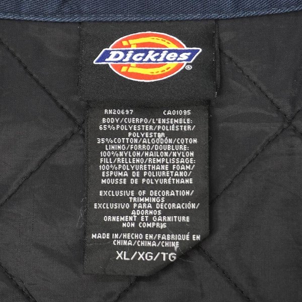 画像2: 00's Dickies アイゼンハワージャケット "企業ロゴ刺繍" (2)