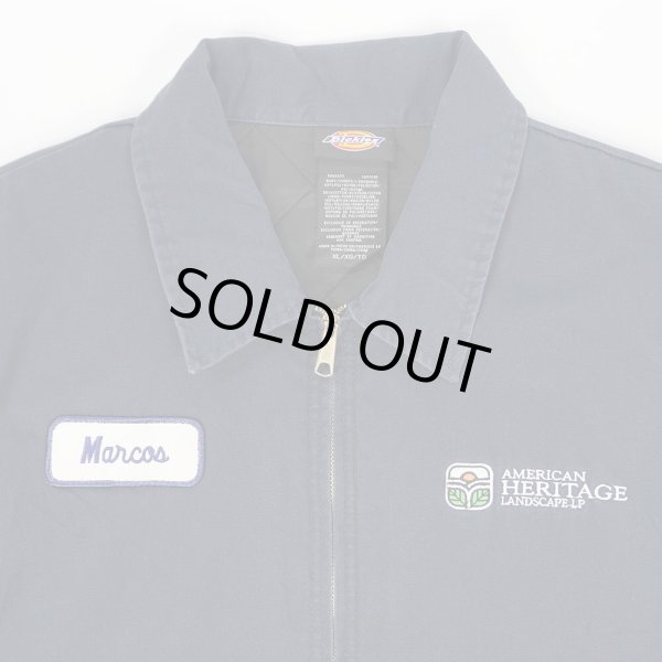 画像3: 00's Dickies アイゼンハワージャケット "企業ロゴ刺繍" (3)