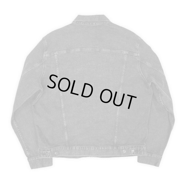 画像2: 00's GAP 先染めブラックデニムジャケット (2)