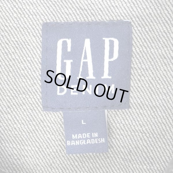 画像3: 00's GAP 先染めブラックデニムジャケット (3)