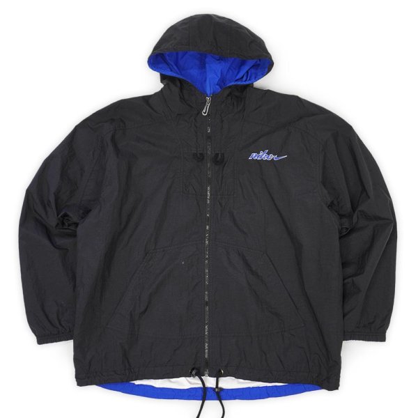 画像1: 90's NIKE ナイロンフーディージャケット (1)