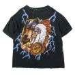 画像1: 90's AMERICAN THUNDER オーバープリントTシャツ “Native American” (1)