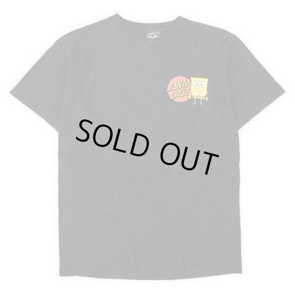 画像2: 00's SANTA CRUZ × SPONGE BOB 両面プリントTシャツ (2)
