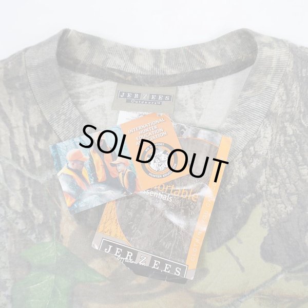 画像2: 00's JERZEES リアルツリーカモ柄 L/S ポケットTシャツ "DEADSTOCK" (2)