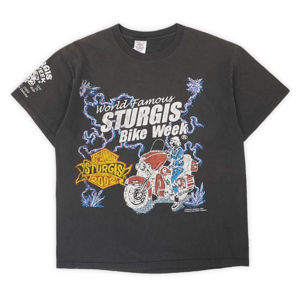 画像1: Early 00's STURGIS 両面プリントTシャツ (1)